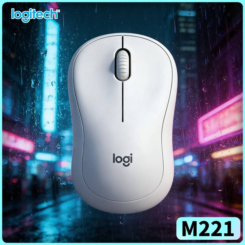 Office Tech For Home - Ratón Ergonómico Silencioso Logitech M221 -