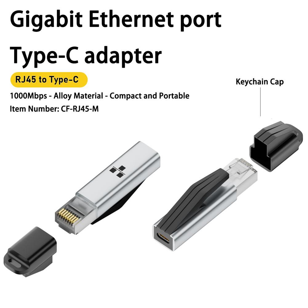 Gigabit Network Card - Adaptador de Tipo C a Ethernet,