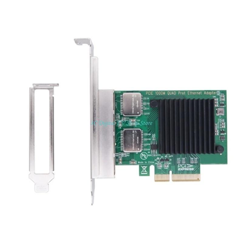 Gigabit Network Card - Tarjeta red servidor E74D PCIe adaptador