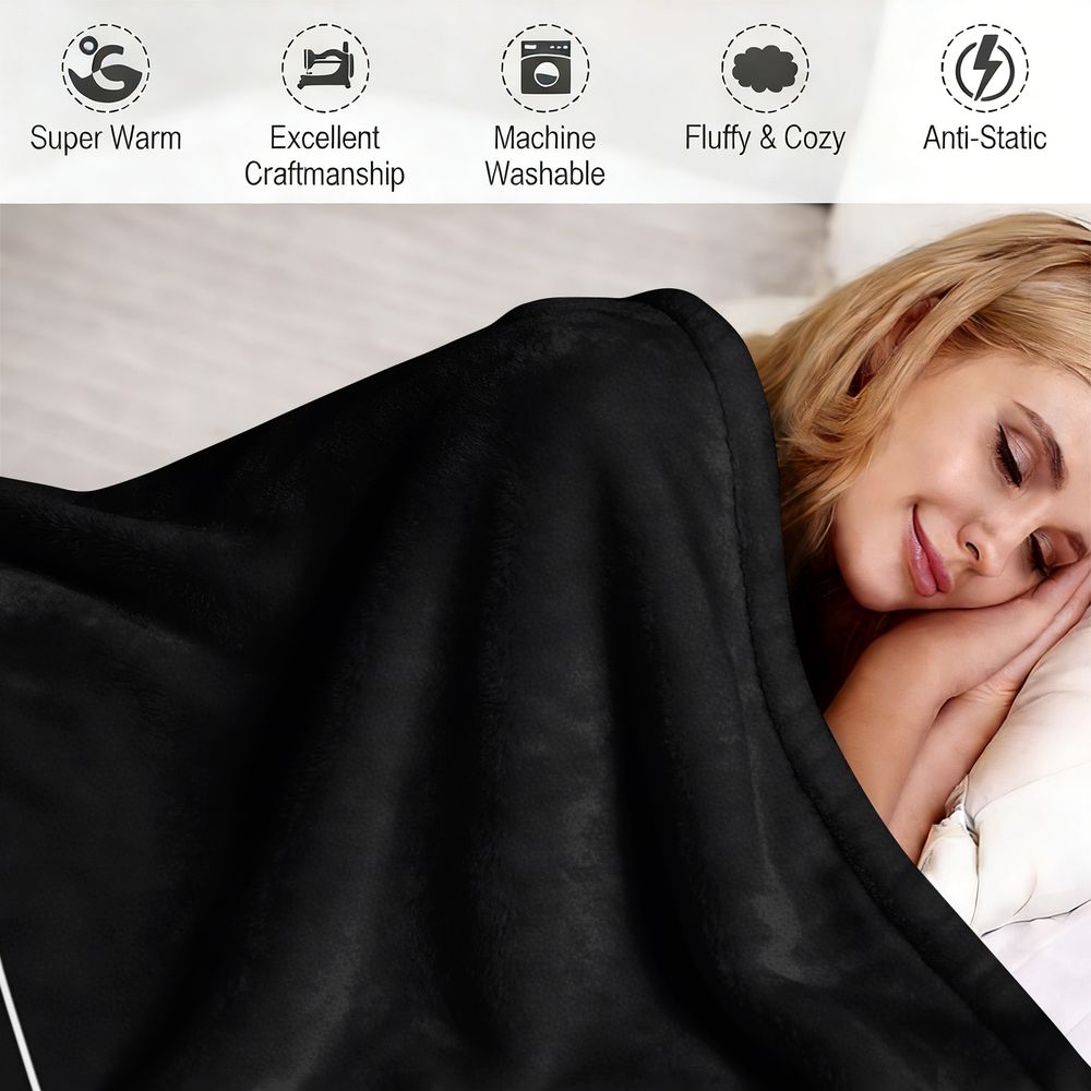 Manta de Franela con Estampado - Office Tech For Home reseña y precio