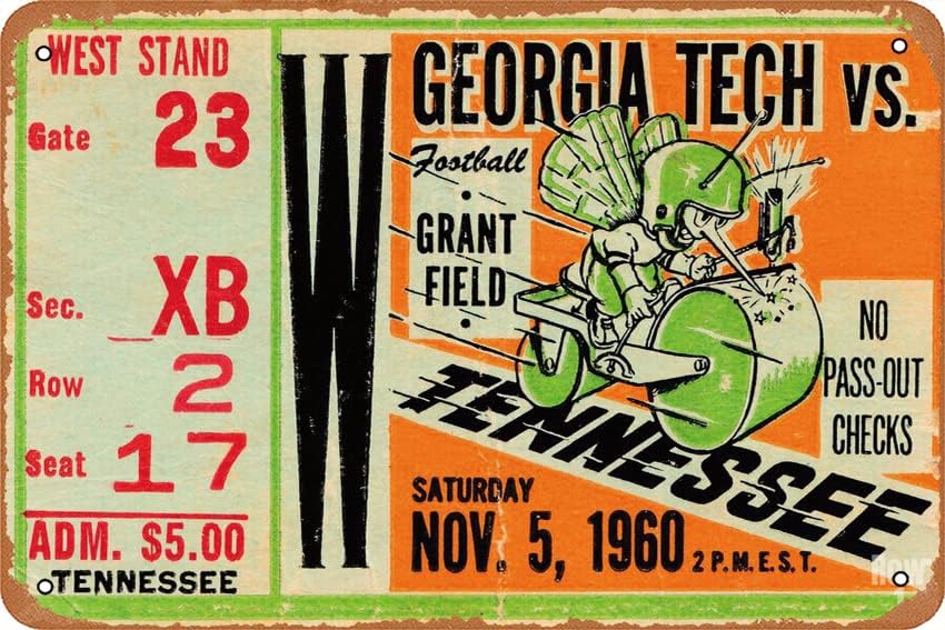 Póster de 1960 GEORGIA TECH VS - Office Tech For Home reseña y precio
