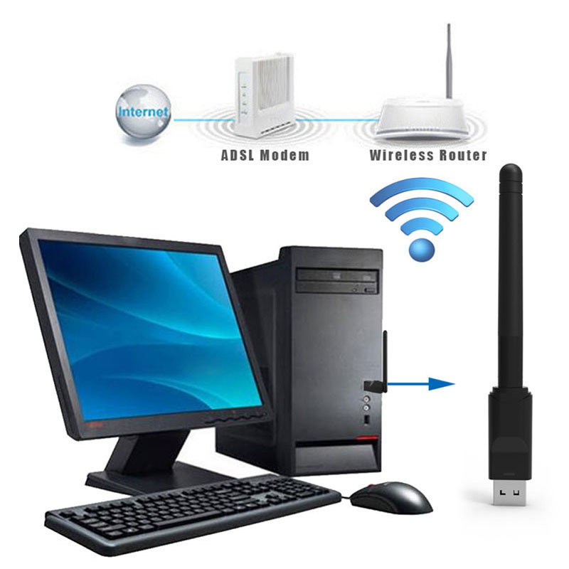 Adaptador WiFi USB RT5370 de 1 - Gigabit Network Card reseña y precio