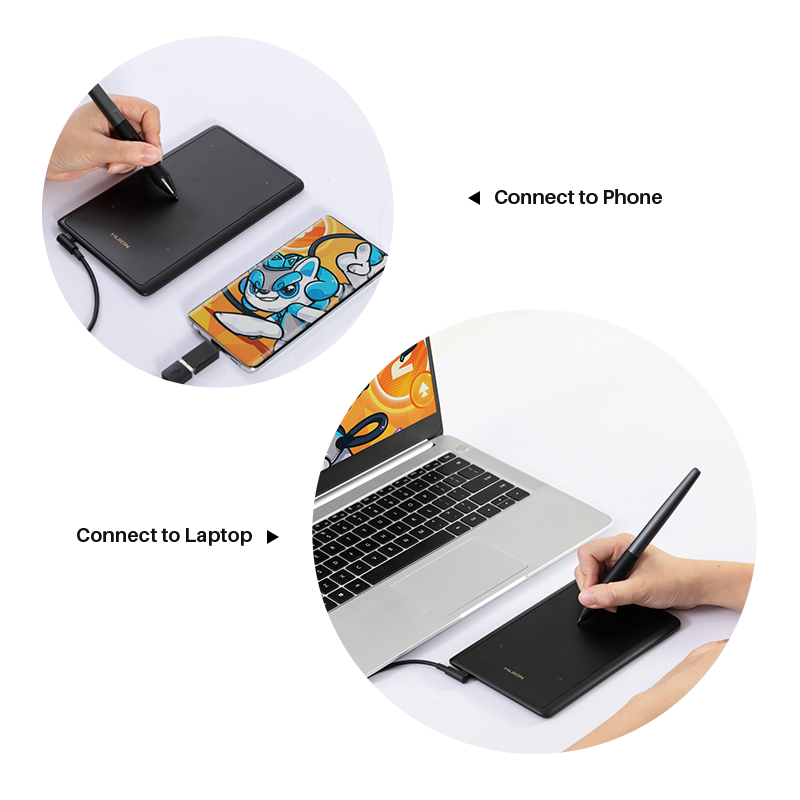 Tableta gráfica Huion H420X de - Drawing Pad Signature reseña y precio